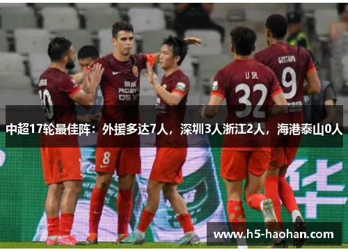 中超17轮最佳阵：外援多达7人，深圳3人浙江2人，海港泰山0人