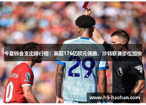 今夏转会支出排行榜：英超176亿欧元领跑，沙特联赛步伐加快